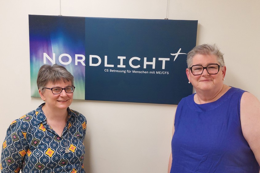 Sr. Karin Weiler CS und Andrea Schwarz, die Veerantwortlichen von Nordlicht